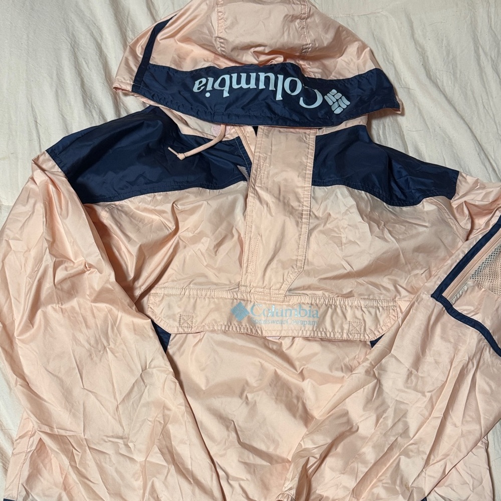 Columbia Light Pink and Navy Jacket